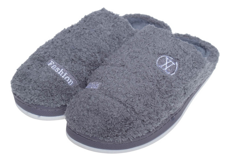 Pantufla Martin Hombre Gris Invierno